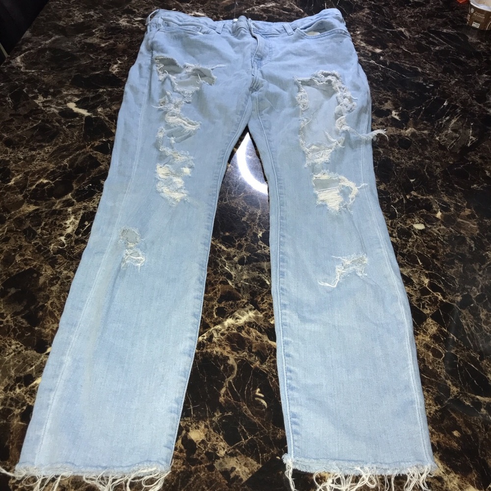 forever 21 light denim mom jeans✨